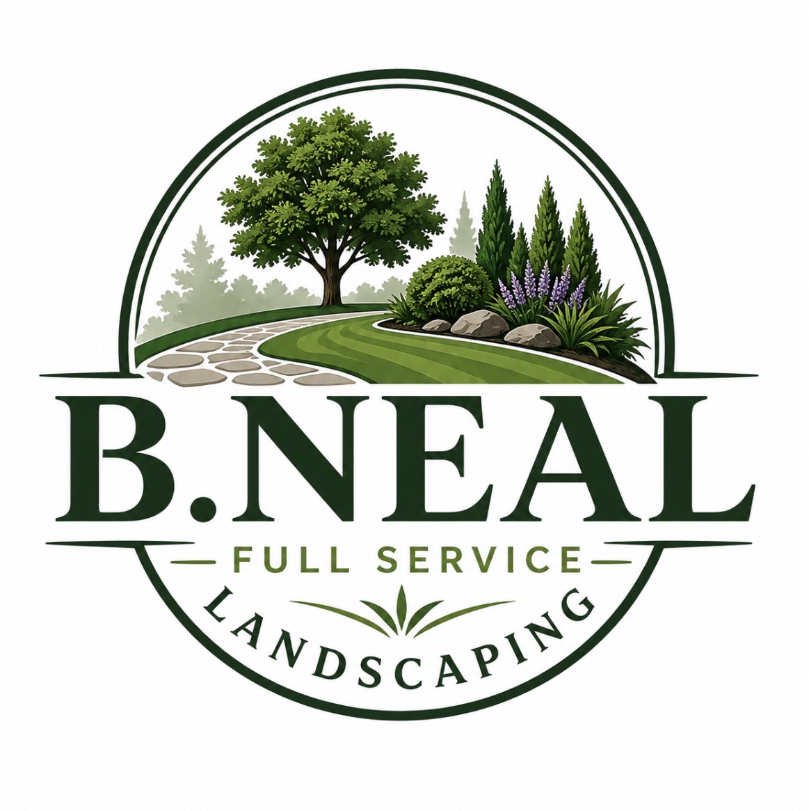BNeal Full Service Lawn Care logo